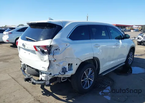 2017 Toyota Highlander Xle from USA, damaged, VIN 5TDKZRFH9HS522084